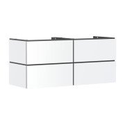 Тумба під раковину підвісна Hansgrohe Xilesa E 137,5х55 см МДФ матовий білий 54305700