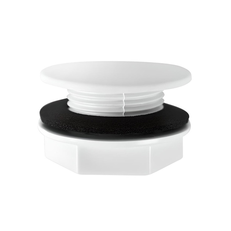 Заглушка для кухонной мойки McAlpine 40 мм х 3/4 полипропилен белый TAPSTOP23-WH