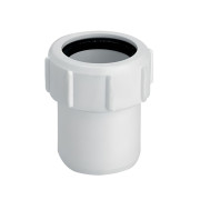 Редукция McAlpine с одной резьбой 50х32 мм полипропилен белый 5032J-WH
