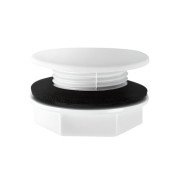 Заглушка для кухонной мойки McAlpine 40 мм х 3/4 полипропилен белый TAPSTOP23-WH