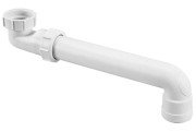 Подовжувач для сифона для кухонної мийки McAlpine L-320 мм 1½ х 1½ поліпропілен білий HC13-LI