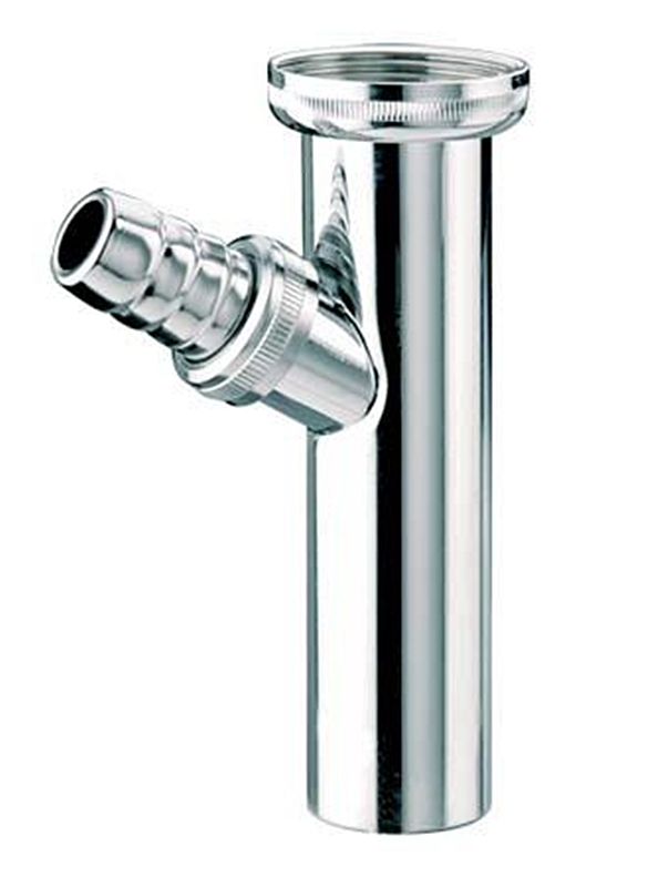 Удлинитель для сифона McAlpine 1¼ х 32 мм с подключением к стиральной машине хром RS7