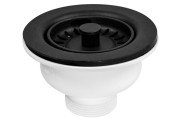 Слив для кухонной мойки McAlpine 113 мм х 1½ черный матовый BSW50P-POL-MB
