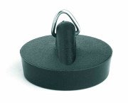 Резиновая пробка для кухонной мойки McAlpine d45 мм с отверстием для цепочки HC57-45