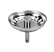 Решітка для сифона для кухонної мийки McAlpine Ø80 мм нержавіюча сталь хром BWSTTOP-PU