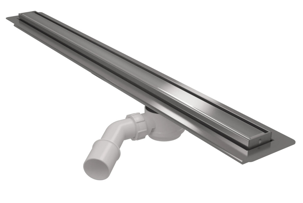 Жолоб водостічний McAlpine Omega Slim 600 мм нержавіюча сталь MPCD600-O-B-NT