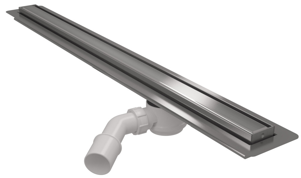 Желоб водосточный McAlpine Omega Slim 900 мм нержавеющая сталь MPCD900-O-B-NT