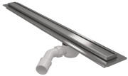 Желоб водосточный McAlpine Omega Slim 900 мм нержавеющая сталь MPCD900-O-B-NT