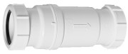 Сифон McAlpine с обратным клапаном 50х50 мм полипрпилен белый MACVALVE-19