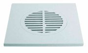 Решетка для душевого трапа McAlpine 150х150 мм пластик белый HC29