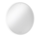 Зеркало Hansgrohe Xarita S ⌀90 см с  LED-подсветкой и датчиком прикосновения белый матовый 54981700
