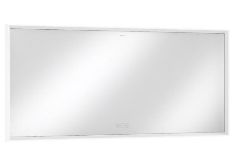 Дзеркало Hansgrohe Xarita E 160,6х70,6 см з LED-підсвічуванням та датчиком дотику білий матовий 54983700