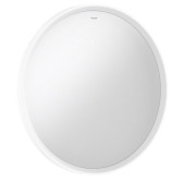 Зеркало Hansgrohe Xarita S ⌀70 см с LED-подсветкой и ИК-датчиком белый матовый 54991700