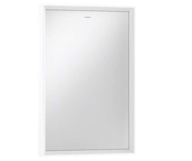 Зеркало Hansgrohe Xarita E 50,6х70,6 см с LED-подсветкой и ИК-датчиком белый матовый 54998700