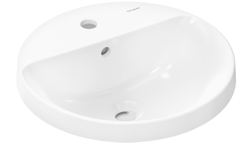 Раковина для ванной Hansgrohe Xuniva S ⌀45 см керамика белый 60159450