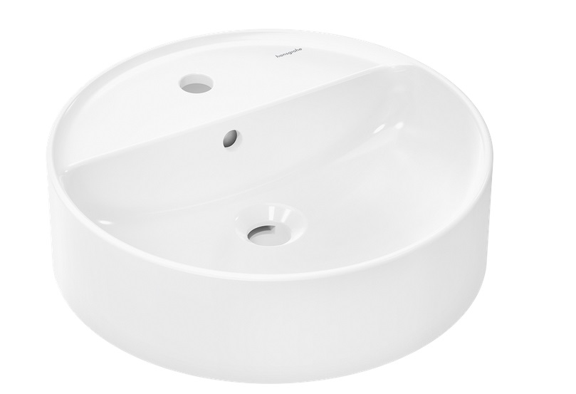 Раковина для ванної Hansgrohe Xuniva S ⌀45 см кераміка білий 60169450