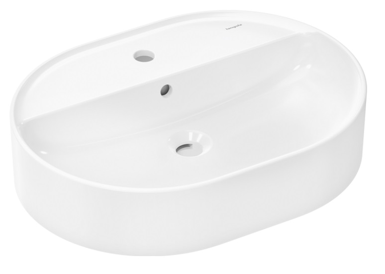 Раковина для ванної Hansgrohe Xuniva U 60х45 см кераміка білий 60171450