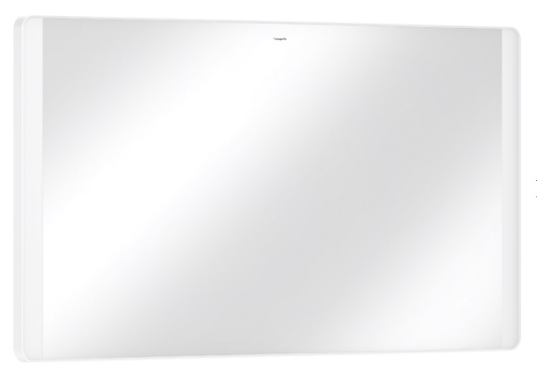 Дзеркало Hansgrohe Xarita Lite Q 120х70 см з боковим LED-підсвічуванням та ІЧ-датчиком білий матовий 54978700