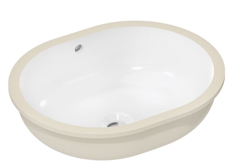 Раковина для ванної Hansgrohe Xuniva U 45х35 см під стільницю кераміка білий 60153450