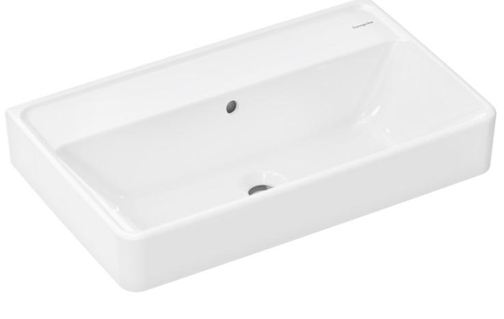 Раковина для ванной Hansgrohe Xanuia Q 65х39 см керамика белый 60218450