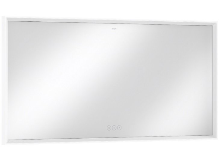 Зеркало Hansgrohe Xarita E 140,6х70,6 см с LED-подсветкой и датчиком прикосновения белый матовый 54984700