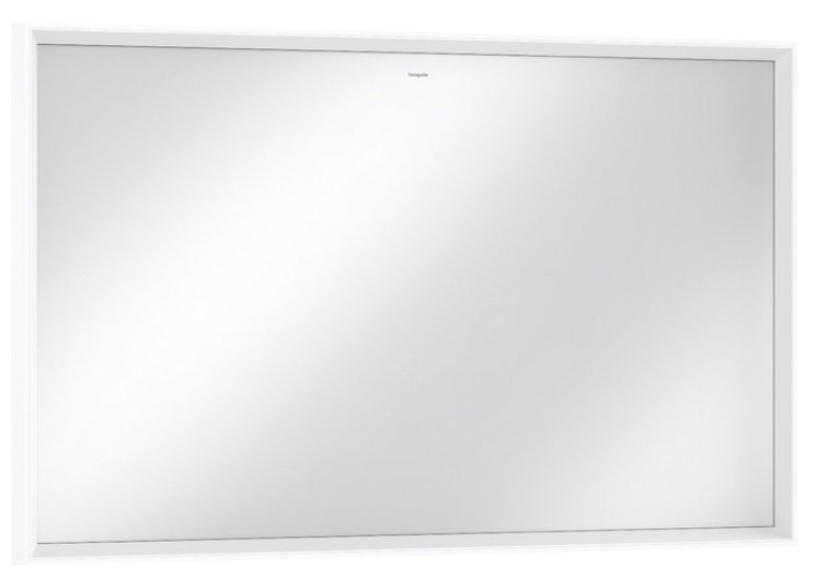 Зеркало Hansgrohe Xarita E 120,6х70,6 см с LED-подсветкой и ИК-датчиком белый матовый 54994700