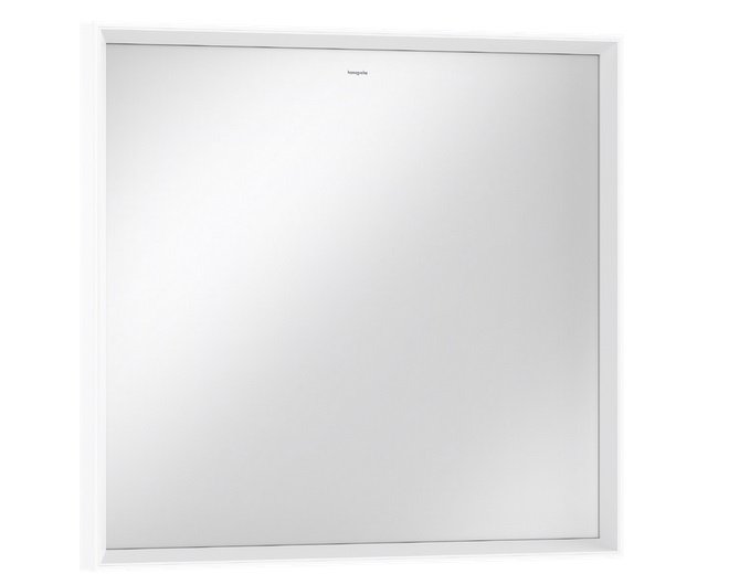 Зеркало Hansgrohe Xarita E 80,6х70,6 см с LED-подсветкой и ИК-датчиком белый матовый 54996700