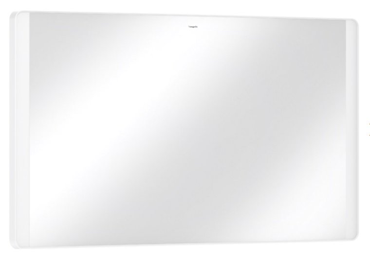 Зеркало Hansgrohe Xarita Lite Q 120х70 см с боковой LED-подсветкой и ИК-датчиком белый матовый 54978700