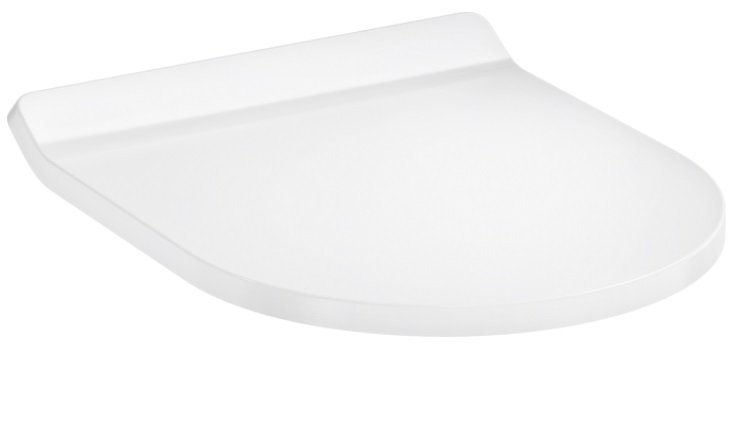 Сиденье с крышкой для унитаза Hansgrohe EluPura S Soft-Close дюропласт белый 60200450