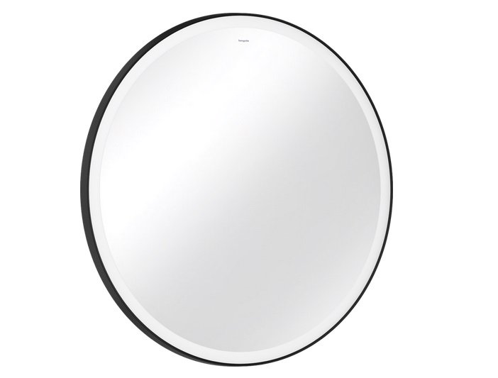 Зеркало Hansgrohe Xarita Lite S ⌀90 см с круговой LED-подсветкой и ИК-датчиком черный матовый 54980670