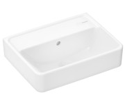 Раковина для ванной Hansgrohe Xanuia Q 45х34 см без отверстия с переливом керамика белый 60229450