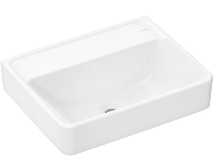 Раковина для ванной Hansgrohe Xanuia Q 50х39 см без отверстия без перелива керамика белый 60234450