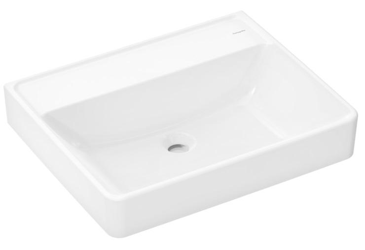 Раковина для ванної Hansgrohe Xanuia Q 60х48 см без отвору без переливу кераміка білий 60242450