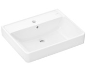 Раковина для ванной Hansgrohe Xanuia Q 60х48 см с отверстием и переливом керамика белый 60243450