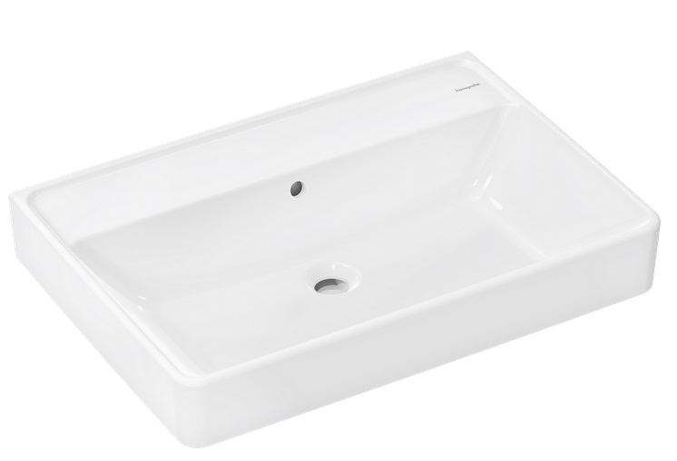 Раковина для ванной Hansgrohe Xanuia Q 70х48 см без отверстия с переливом керамика белый 60222450