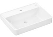 Раковина для ванной Hansgrohe Xanuia Q 65х48 см с отверстием без перелива керамика белый 60246450