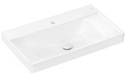 Раковина Hansgrohe Xelu Q 80х48 см полка справа c отверстием без перелива керамика SmartClean белый 61024450