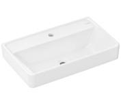 Раковина для ванной Hansgrohe Xanuia Q Compact 65х39 см c отверстием без перелива керамика белый 60219450