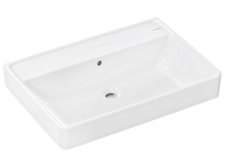 Раковина для ванної Hansgrohe Xanuia Q 70х48 см без отвору з переливом кераміка білий 60222450