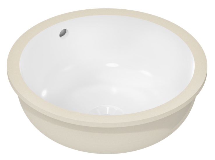 Раковина для ванної Hansgrohe Xuniva S ⌀35 см під стільницю кераміка SmartClean білий 61046450