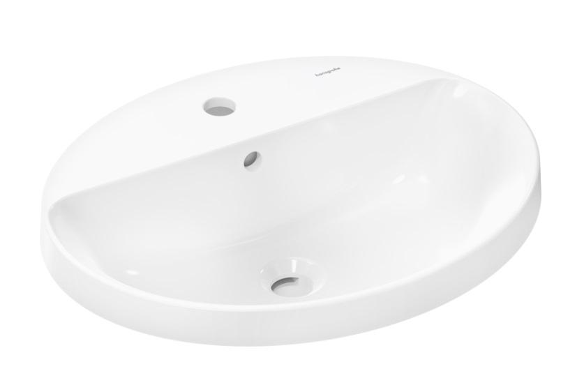 Раковина для ванной Hansgrohe Xuniva D 55х45 см керамика SmartClean белый 61060450