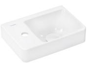 Раковина для ванної Hansgrohe Xelu Q 36х25 см полиця зліва кераміка SmartClean білий 61085450