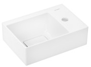 Раковина для ванної Hansgrohe Xevolos E 36х25 см отвір праворуч кераміка SmartClean білий 61086450