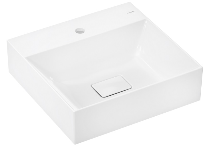 Раковина для ванної Hansgrohe Xevolos E 50х48 см з отвором без переливу кераміка SmartClean білий 61088450