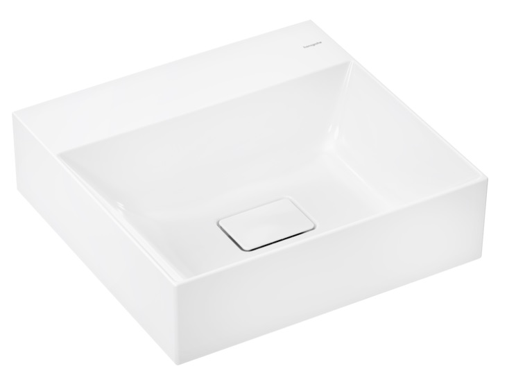 Раковина для ванної Hansgrohe Xevolos E 50х48 см без отвору без переливу кераміка SmartClean білий 61089450