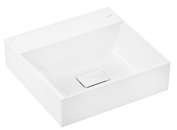 Раковина для ванной Hansgrohe Xevolos E 50х48 см без отверстия без перелива керамика SmartClean белый 61089450