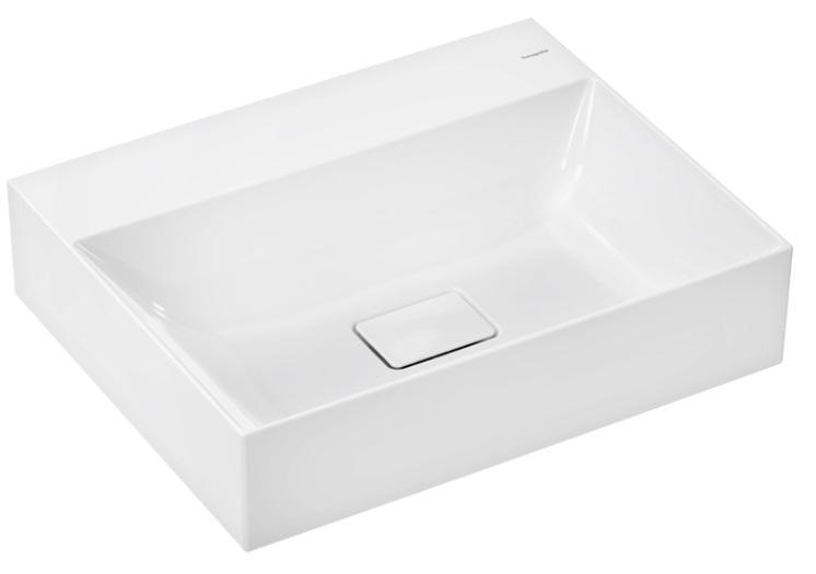 Раковина для ванної Hansgrohe Xevolos E 60х48 см без отвору без переливу кераміка SmartClean білий 61093450