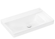 Раковина Hansgrohe Xelu Q 80х48 см полка справа без отверстий без перелива керамика SmartClean белый 61029450