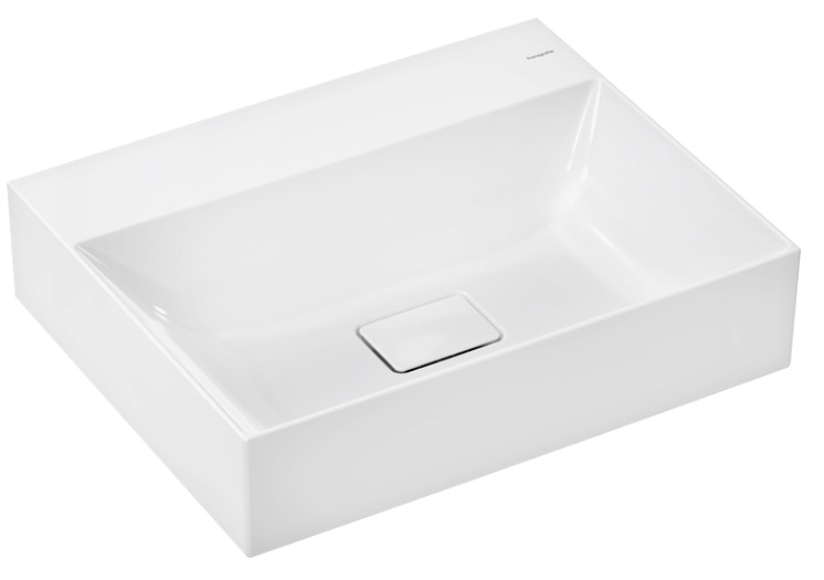 Раковина для ванної Hansgrohe Xevolos E 60х48 см без отвору без переливу кераміка SmartClean білий 61095450