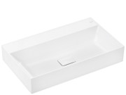 Раковина для ванной Hansgrohe Xevolos E 80х48 см без отверстия без перелива керамика SmartClean белый 61097450